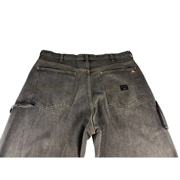 Vintage Y2K Polo Jeans Cell Phone Carpenter Denim Jeans Men 40 Gray Straight Leg - Picture 9 of 15